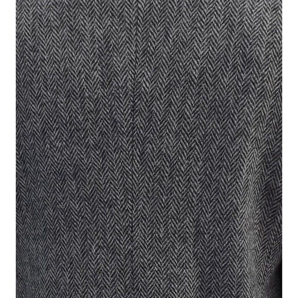 Vintage Mens Herringbone Jacket Black White Sport Coat Tweed Wool 40 - Picture 5 of 5